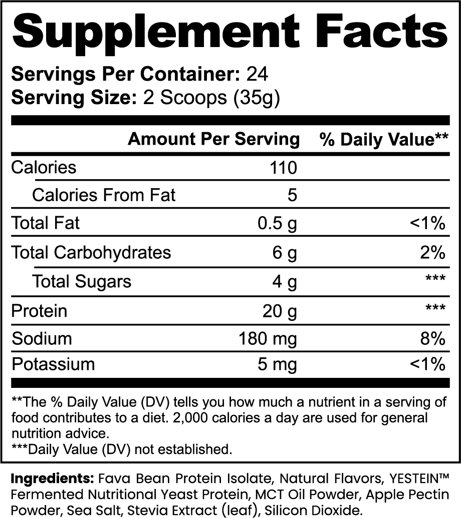 Fava Bean Plant Protein-Vanilla - Image 2