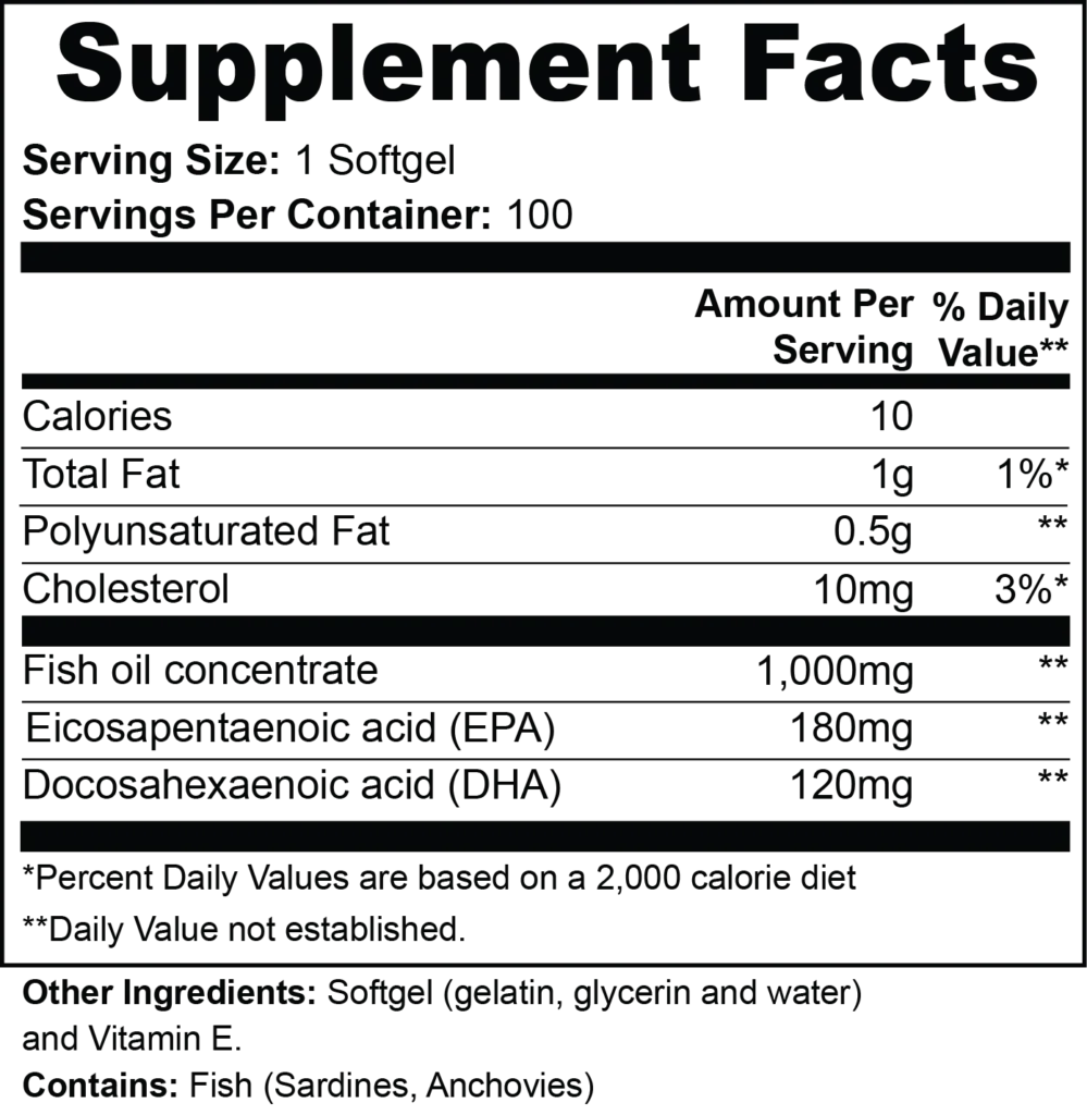 Omega-3 Fish Oil