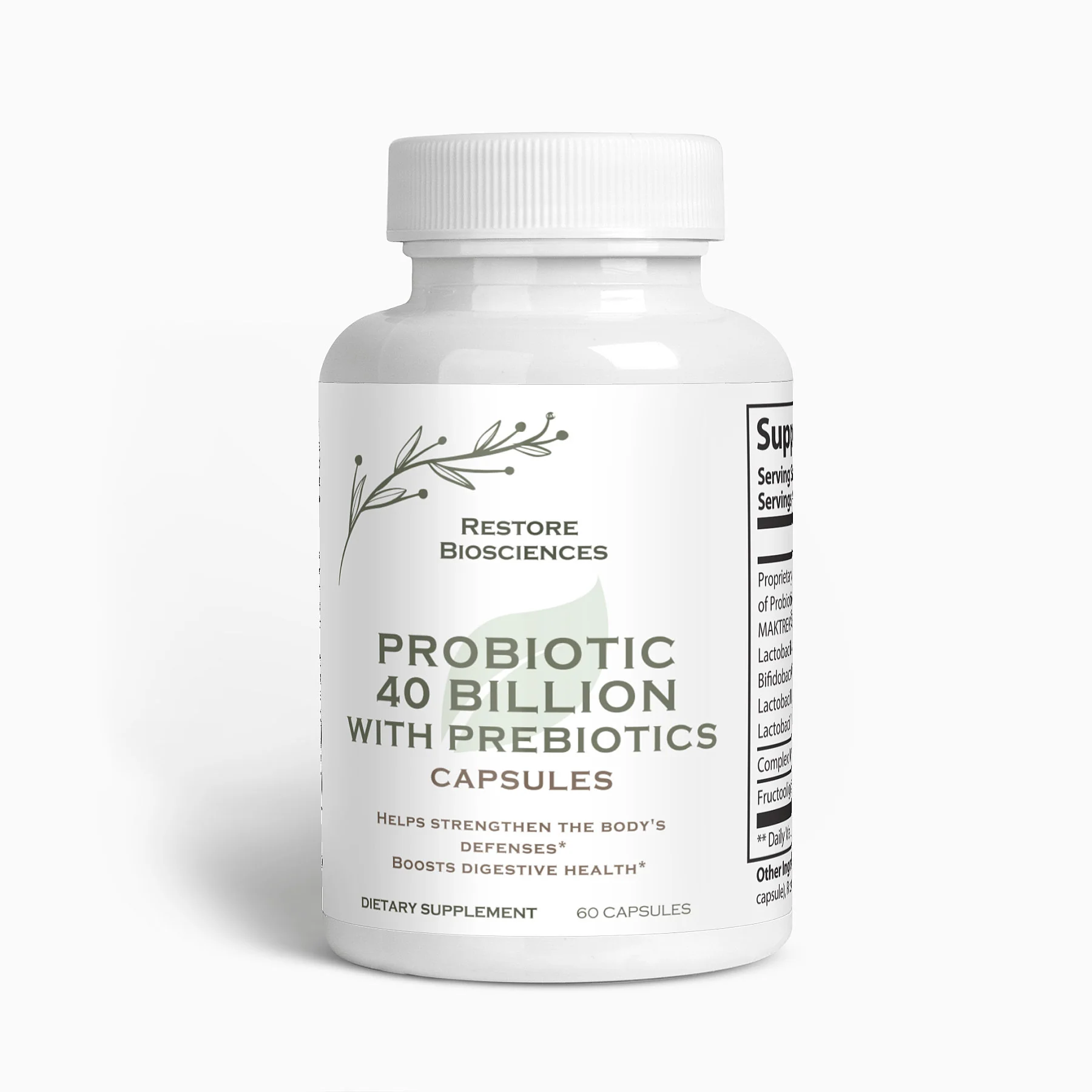Probiotic 40 Billion with Prebiotics - Image 1