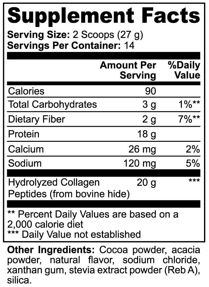 Grass-Fed Collagen Peptides-Chocolate - Image 2