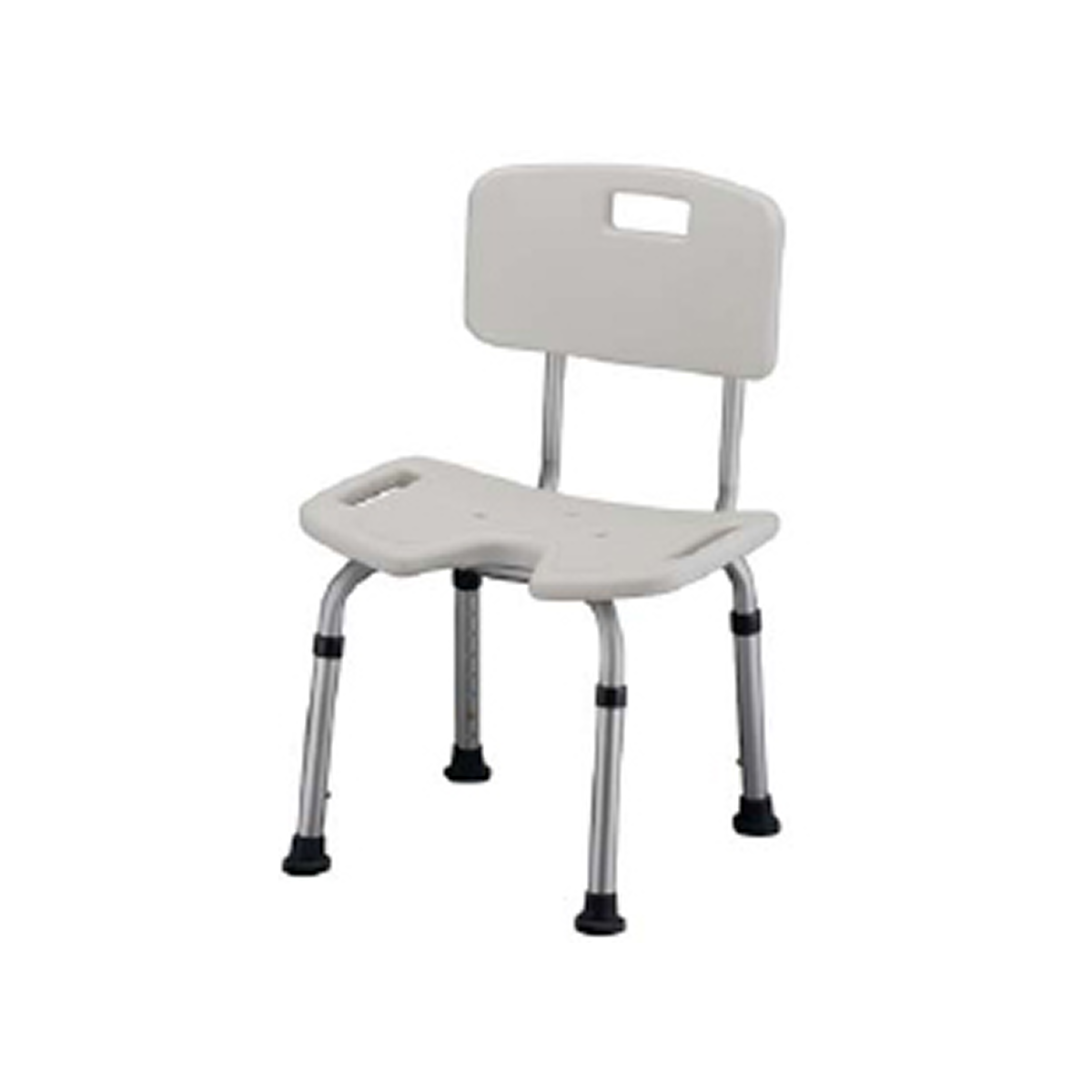Shower Chair With Cutout and Back - Image 1
